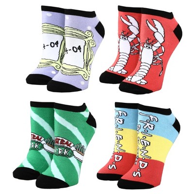 Friends Television Series Ankle socks for Men 4-Pair Pack set
