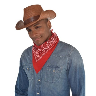 Adult Western Burlap Hat Accessory Halloween Costume