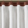 PAGED 84"x50" Floral Embroidered Curtain Panel,Blackout Curtains for Bedroom,Window Curtains with Rod Pocket and Back Tab for Living Room - 4 of 4