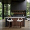 Meridian Furniture,Conrad Cream Velvet Counter Stool - 2 of 4