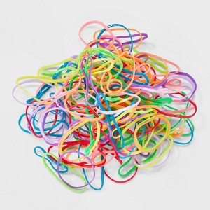 Kids' Mixed Size Polybands - Multi-Color Neon - 500pk - Cat & Jack™ - 1 of 3