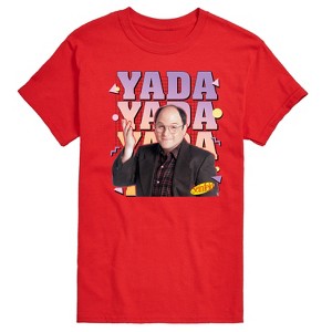 Men's Seinfeld Yada Yada Yada Short Sleeve Graphic T-Shirt - Red - 6X Big and Tall - 1 of 4