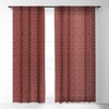 Iveta Abolina Olive Red Single Panel Sheer Window Curtain - Deny Designs - 2 of 3