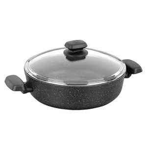 Korkmaz Ornella 2 Piece 4 Liter Aluminum Nonstick Low Casserole Dish with Lid - 1 of 4