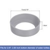 Unique Bargains Silicone Protective Water Bottle Bottom Boot for 70mm 4 Pcs - 2 of 4