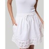 Reistor Women's Embroidered Drawstring Short Skirt - 3 of 4