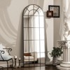 24"x65 Arched Full Length Mirror", Decorative Black Frame for Bedroom or Entryway - 4 of 4