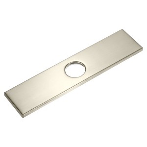 Unique Bargains 304 Stainless Steel Rust Corrosion Resistant Faucet Escutcheons 1 Pc - 1 of 4