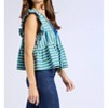 Women's Chelsea Blouse Printemps Stripe - MILLE - 2 of 4