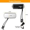 LakeForest "360° Adjustable Bicycle Mirrors, Scratch-Resistant Rectangular Rearview Bike Mirrors for Safety" Black - 4 of 4