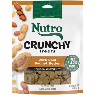 Nutro Peanut Butter Flavor Crunchy Training Treats Dog Treats