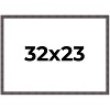 PosterPalooza | Slim Profile Brown Picture Frame - UV Acrylic, Backing Board, Hanging Hardware Included - 2 of 4
