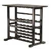 LunaLulinlk Wine Rack Espresso Kitchen Storage - 2 of 2