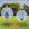 Inflatable Bumper Ball 1-Pack, 4FT/1.2M Body Sumo Zorb Balls for Teen & Adult, 0.8mm Thick PVC Human Hamster Bubble Balls - 4 of 4
