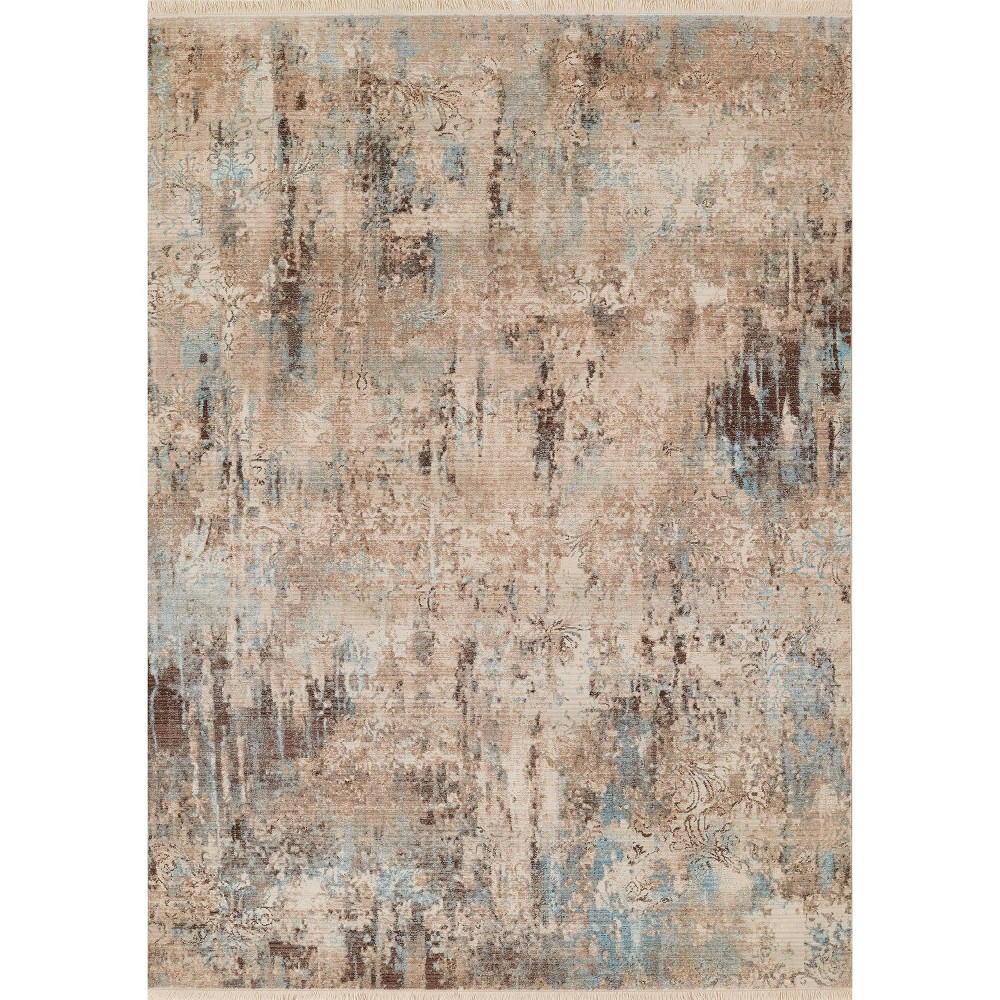 9'x12' Izmir Area Rug Beige/Blue - Momeni