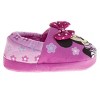 Disney Girls's Minnie Mouse Slippers - Plush Lightweight Warm Comfort Soft Aline House Slippers - Pink Bow Minnie (size 5-12 Toddler) - 2 of 4