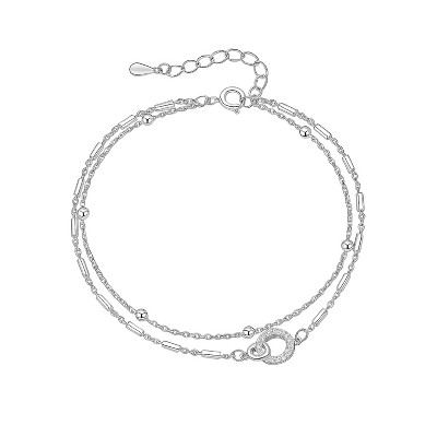 Women's Modern Silver - Toned Metal Bracelet