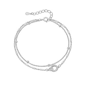 Women's Modern Silver - Toned Metal Bracelet - 1 of 4