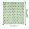 INSPIRE CHIC Women's Floral Printed Tassel Square Scarves 23.6X23.6" 1Pc - 3 of 4