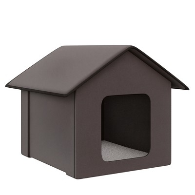 Heated Cat Houses for Outdoor and Indoor, Portable Kitty Shelter, Waterproof and Insulated
