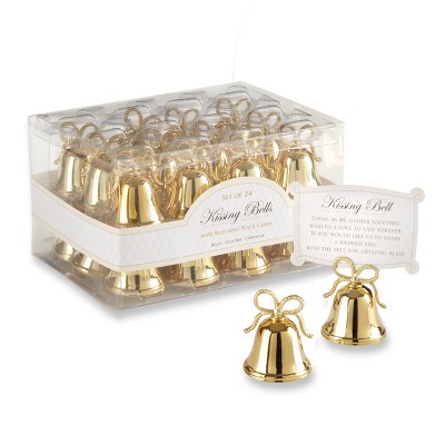 24ct Gold Kissing Bells Place Card/Photo Holder