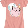 Girls' - Pokémon - Clefairy Moon Stars Fitted Short Sleeve Graphic T-Shirt - 2 of 4