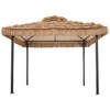 Ainfox 10x10 Thatched Tiki Bar Gazebo, Patio Gazebo - 3 of 4