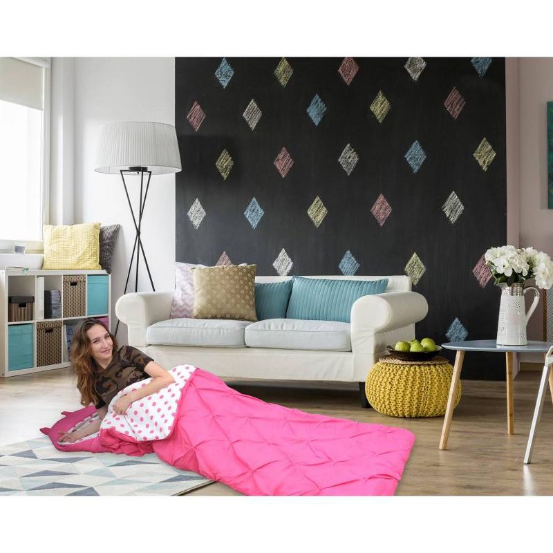 Twin XL Nicki Kids&#39; Sleeping Bag Fuschia - Chic Home Design, 4 of 6