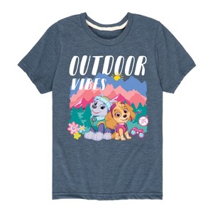 Boys' - Paw Patrol - Outdoor Vibes Short Sleeve Graphic T-Shirt - 1 of 4