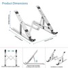 Scarlet Scope Portable Adjustable Foldable Laptop Stand - 2 of 4