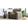 NicBex Chenille Oversized Accent Chair,Upholstered Living Room Chairs with Open Backrest,Modern Armchair,Accent Chairs for Living Room,Matcha Green - 2 of 4