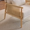 Karl Home Chenille Accent Chair Armchair With Pillow - 2 of 4