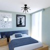 Vaxcel Estelle 6 - Light Semi-Flush Mount in  Matte Black - 2 of 4