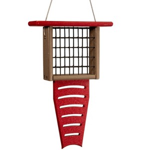JCS Wildlife Recycled Suet Feeder w/ Tail Prop - 1 of 4