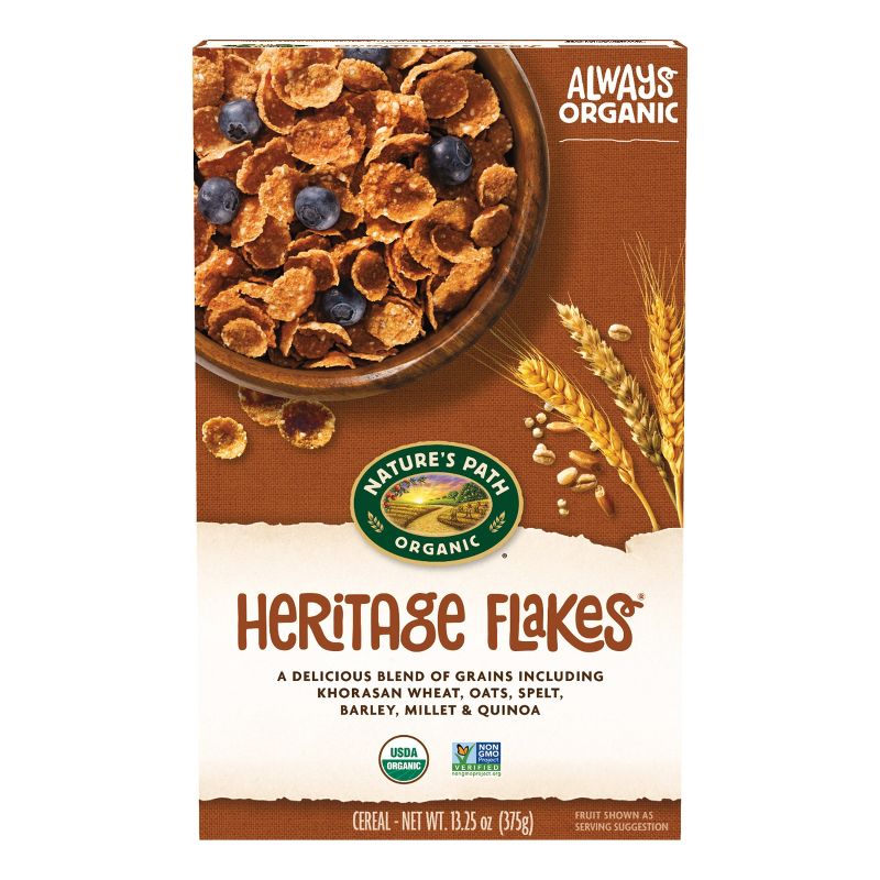 Nature's Path Heritage Flakes Breakfast Cereal - 13.25oz, 1 of 9