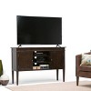 Sterling Solid Wood TV Stand for TVs Dark Tobacco Brown - WyndenHall - 2 of 4
