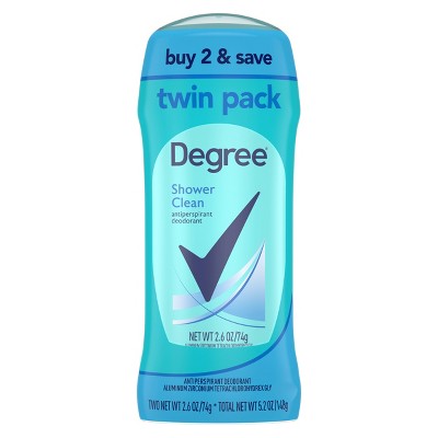 Degree Shower Clean 48-Hour Antiperspirant & Deodorant - 2.6oz/2pk