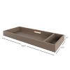 Child Craft Universal Changing Table Topper, Convert Dresser into a Changing Table Surface, Securely Attaches, Non-Toxic, Baby Safe Finish - 2 of 4
