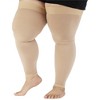 ABSOLUTE SUPPORT – Wide Fit Compression Thigh High Stockings for Women & Men – 20-30mmHg – A209 - 4 of 4