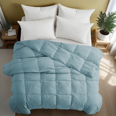 Peace Nest White Goose Down Comforter - Ultra Soft  Noiseless 360 Thread Count Fabric, Lightweight & Medium Weight for All Season