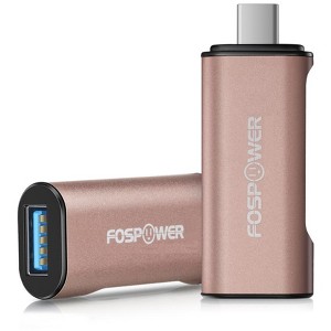 Fospower USB C to USB Adapter, USB 3.0, USB C to USB A Adapter, USBC to USB Adapter, Type C USB-C Adapter Converter, 5Gbps High Speed Transfer - 1 of 4