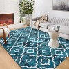 Modern Washable Rugs Rug for Living Room Soft Bedroom Rug Geometric Farmhouse Large Area Rug Non Slip Throw Rugs Non Shedding Stain - 2 of 4