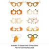 Big Dot of Happiness Fall Friends Thanksgiving Glasses - Paper Card Stock Friendsgiving Party Photo Booth Props Kit - 10 Count - 3 of 4