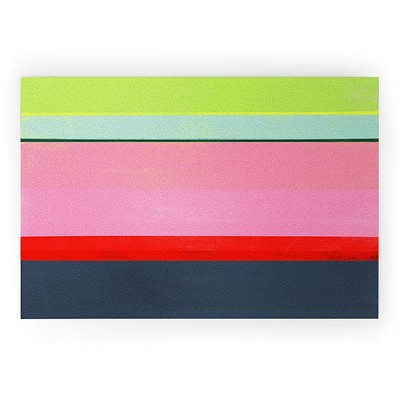 Garima Dhawan stripe study 35 36" x 24" Welcome Mat - Society6