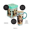 Evergreen Ceramic Travel Cup with metallic accents 17oz Myrtle - 4 of 4