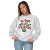 Xmas Napping Before Wrapping Presents Women Crewneck Sweatshirt Brisco Brands - 2 of 4