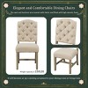 YOOCOZZ 4-Piece Upholstered Retro Wood Dining Chair Set - 2 of 4