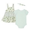 Nicole Miller Newborn/Baby Girls 3 Piece Jumper Set - 2 of 4
