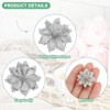 Unique Bargains Artificial Satin Rhinestone Mini Fabric Ribbons 1.2 Inch 150 Pcs - 2 of 4