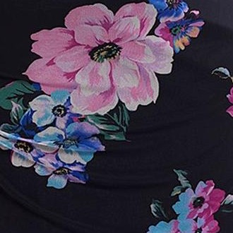 black floral